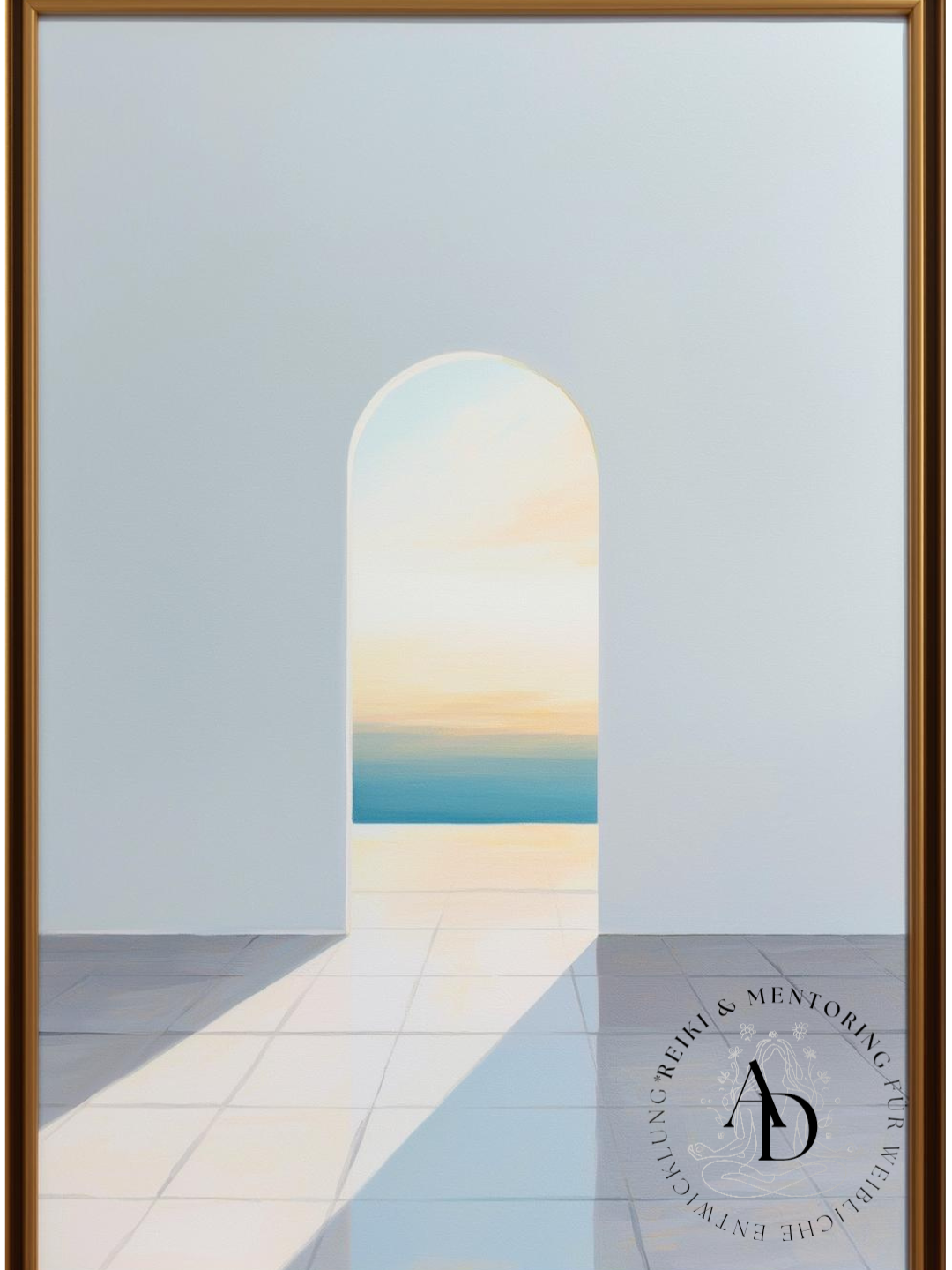 Offene Tür mit Licht – Symbol für Neuanfang