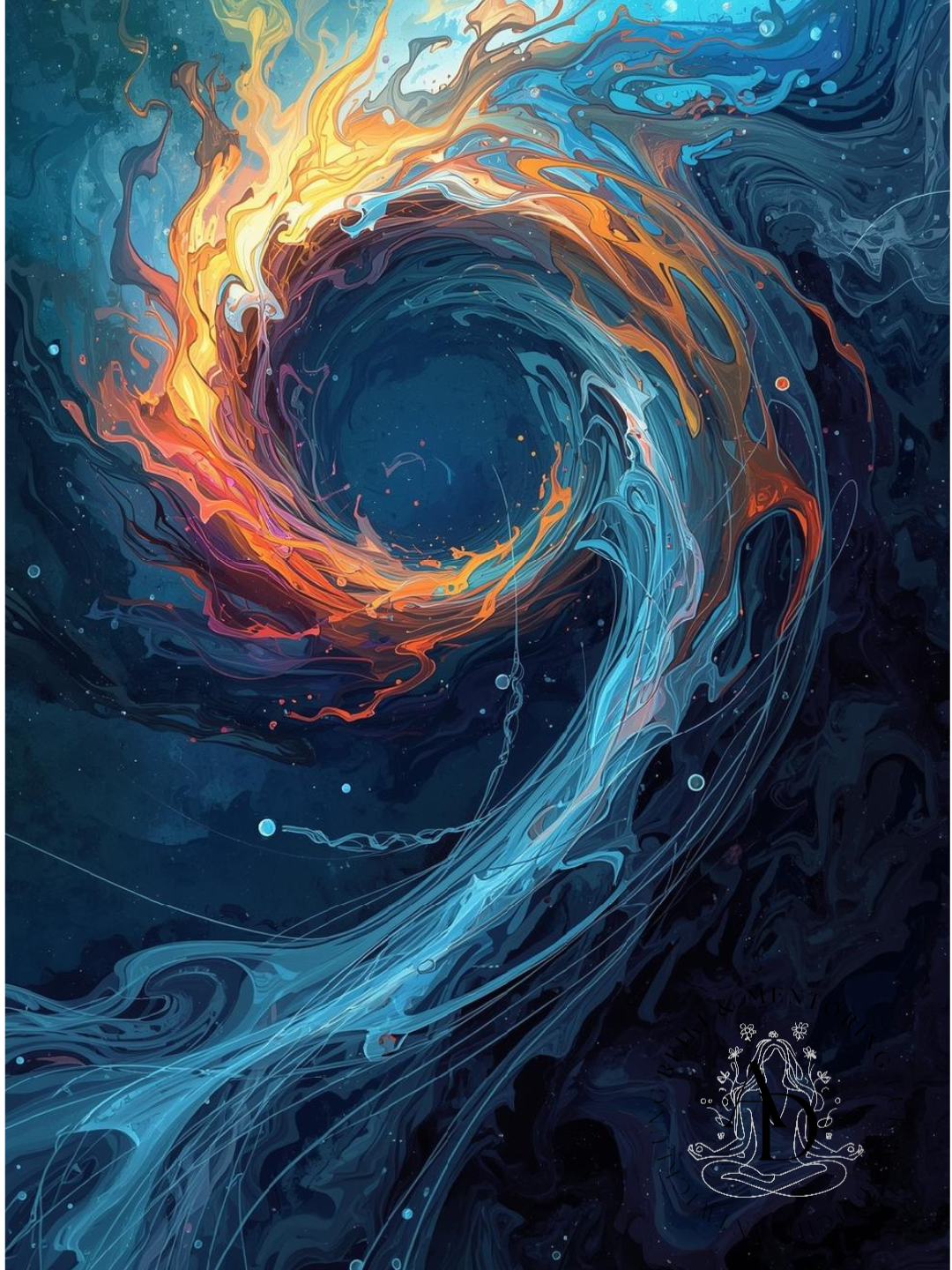 Zahl 9 symbolisch dargestellt